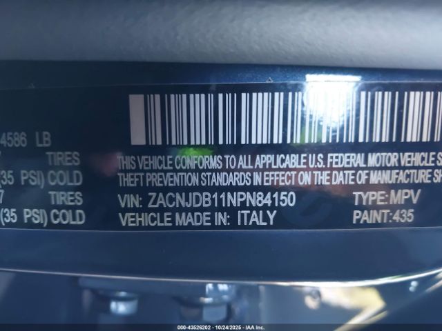 2022 JEEP RENEGADE ZACNJDB11NPN84150 Photo 8