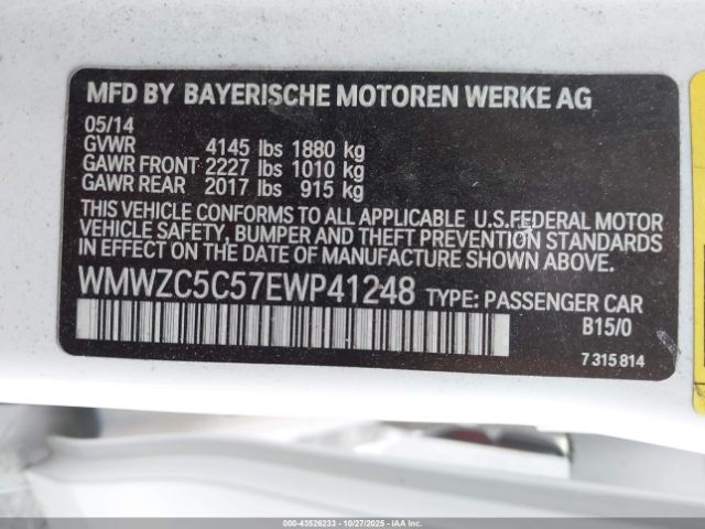 2014 MINI COUNTRYMAN WMWZC5C57EWP41248 Photo 8