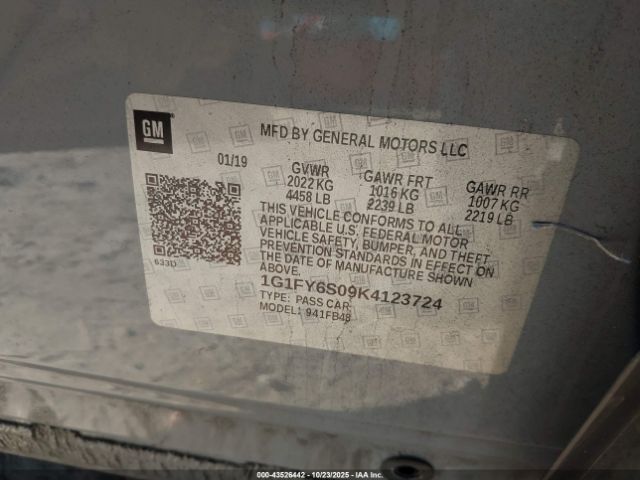 2019 CHEVROLET BOLT EV 1G1FY6S09K4123724 Photo 8