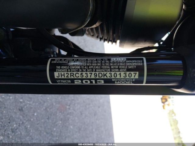 2013 HONDA VT750 JH2RC5379DK301307 Photo 9