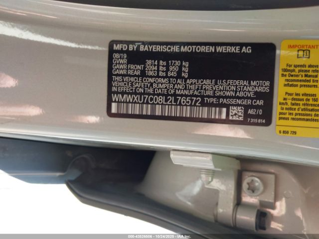 2020 MINI HARDTOP 4 DOOR WMWXU7C08L2L76572 Photo 8