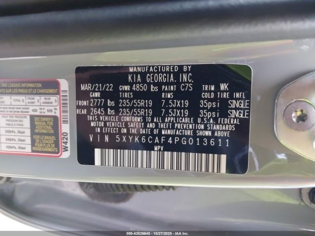 2023 KIA SPORTAGE 5XYK6CAF4PG013611 Photo 8