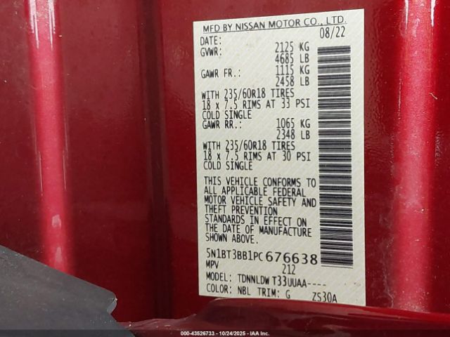 2023 NISSAN ROGUE 5N1BT3BB1PC676638 Photo 8