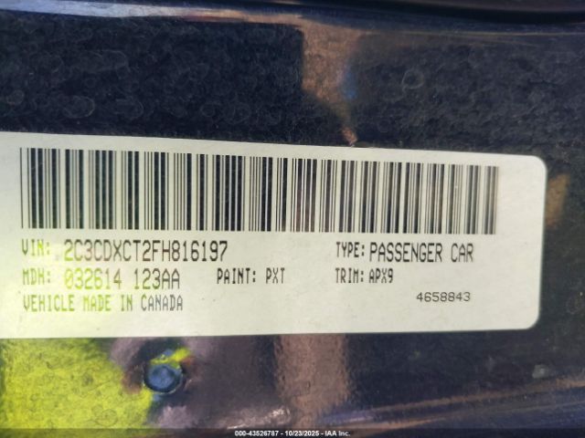 2015 DODGE CHARGER 2C3CDXCT2FH816197 Photo 8