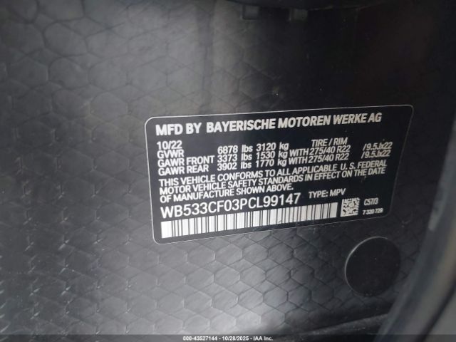 2023 BMW IX WB533CF03PCL99147 Photo 8