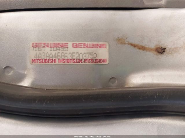 2003 MITSUBISHI GALANT 4A3AA46G63E203752 Photo 8