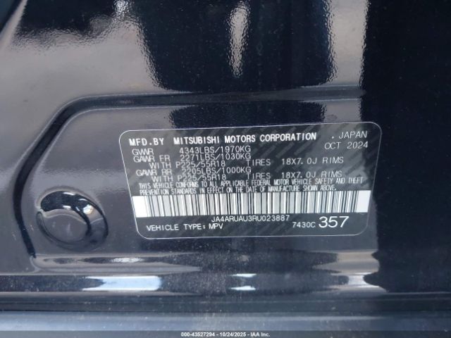 2024 MITSUBISHI OUTLANDER SPORT JA4ARUAU3RU023887 Photo 8