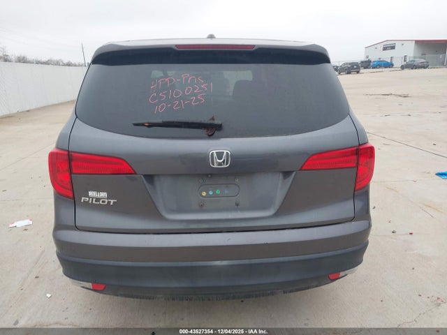 Honda Pilot Ex-l 2016 5FNYF5H77GB029491 Image 16