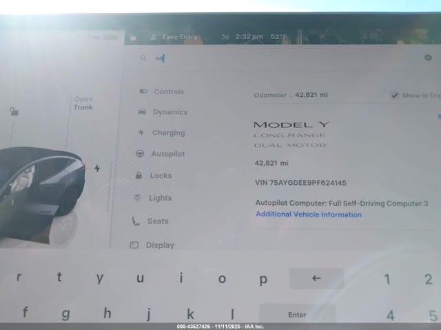 2023 TESLA MODEL Y 7SAYGDEE9PF624145 Photo 6