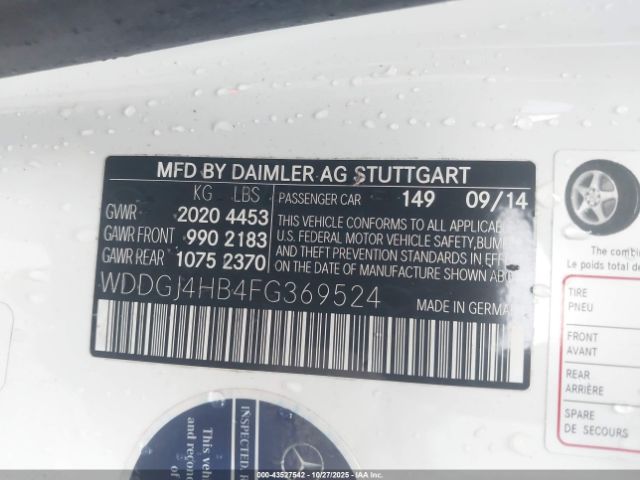 2015 MERCEDES-BENZ C 250 WDDGJ4HB4FG369524 Photo 8