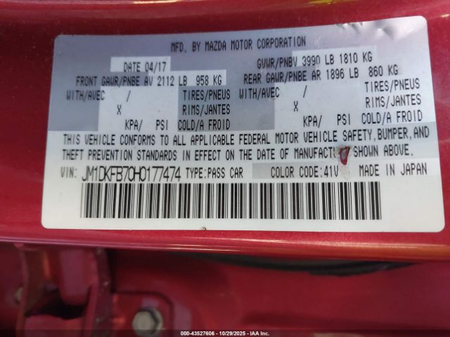 2017 MAZDA CX-3 JM1DKFB70H0177474 Photo 8