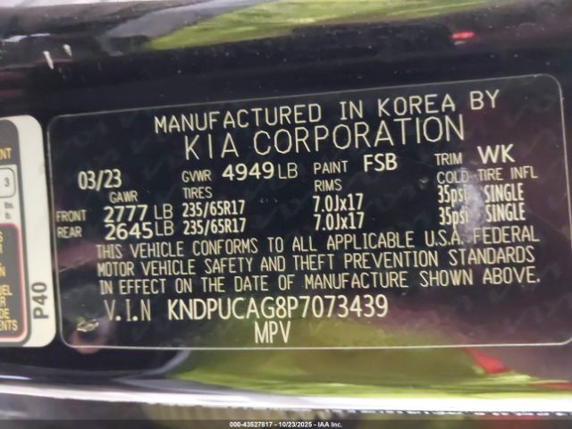 2023 KIA SPORTAGE HYBRID KNDPUCAG8P7073439 Photo 8