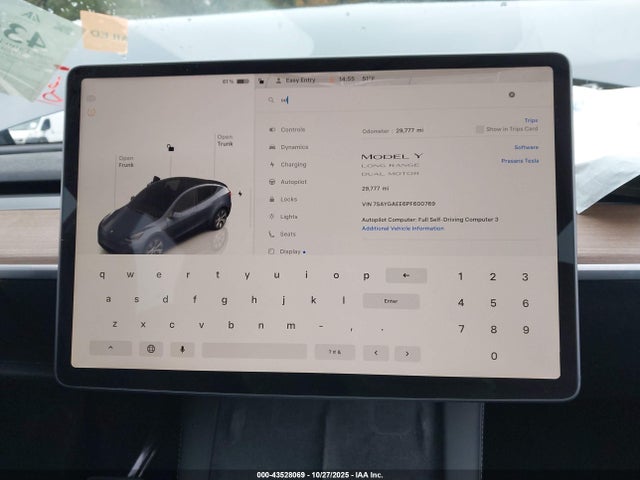 2023 TESLA MODEL Y 7SAYGAEE6PF600769 Photo 6