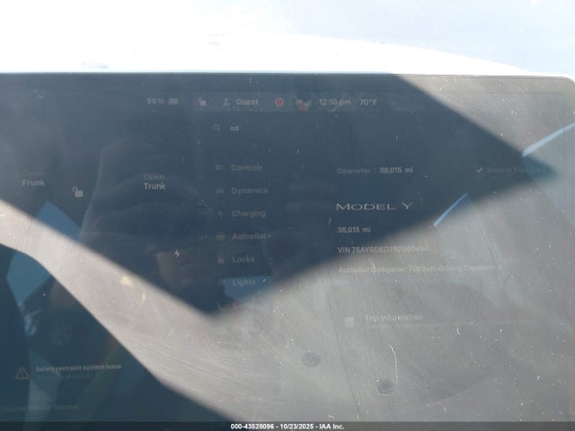 2024 TESLA MODEL Y 7SAYGDED7RF095496 Photo 6