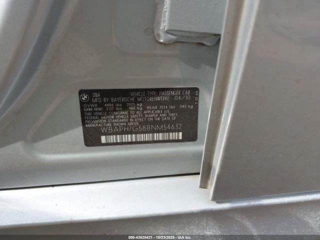 2011 BMW 328I WBAPH7G58BNM54632 Photo 8