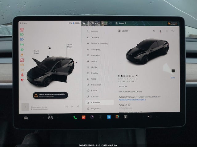 2023 TESLA MODEL Y 7SAYGDEE2PA176229 Photo 6