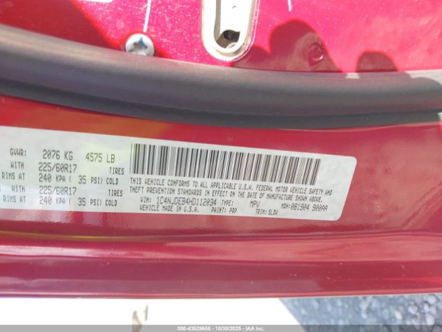 2017 JEEP COMPASS 1C4NJDEB4HD112034 Photo 8