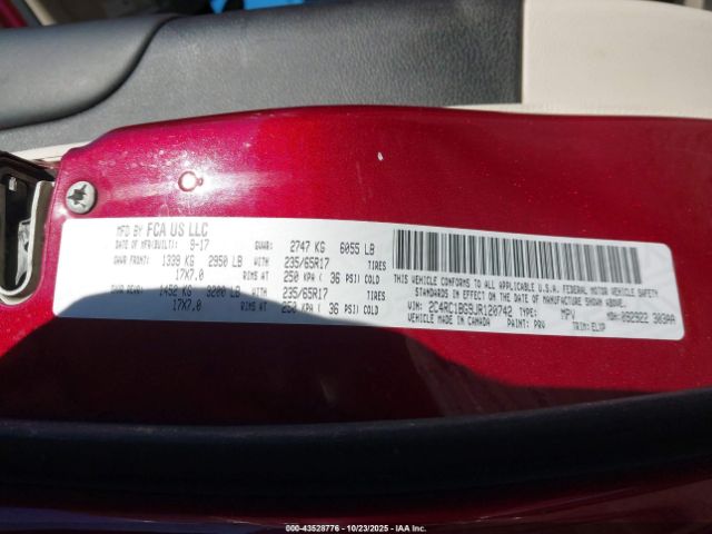 2018 CHRYSLER PACIFICA 2C4RC1BG9JR120742 Photo 8