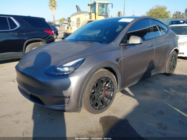 2022 TESLA MODEL Y 7SAYGDEF6NF511484 Photo 1
