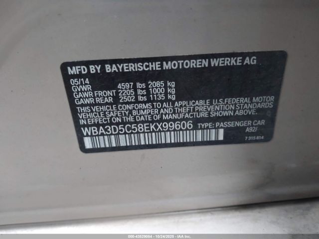 2014 BMW 328D WBA3D5C58EKX99606 Photo 8