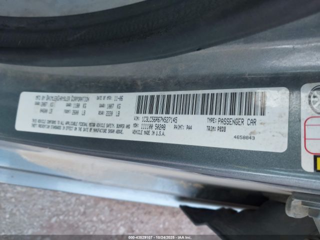 2007 CHRYSLER SEBRING 1C3LC56R67N527145 Photo 8