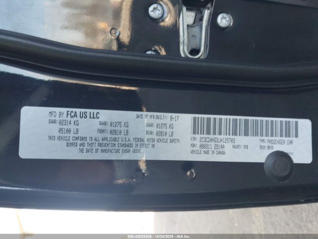 2018 DODGE CHARGER 2C3CDXHG3JH125703 Photo 8