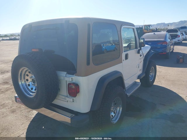 Auction sale of the 2000 Jeep Wrangler Sport, vin: 1J4FA49S6YP748610, lot number: 43529221