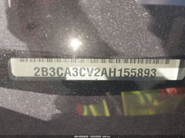 2010 DODGE CHARGER 2B3CA3CV2AH155893 Photo 8