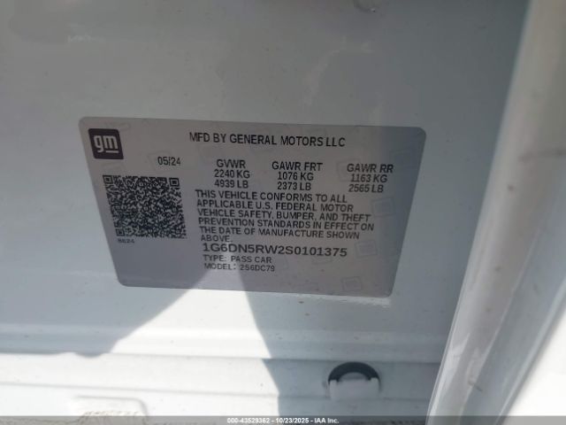 2025 CADILLAC CT5 1G6DN5RW2S0101375 Photo 8