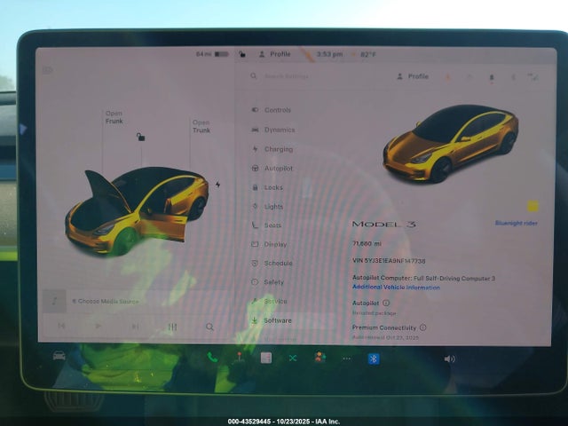 2022 TESLA MODEL 3 5YJ3E1EA9NF147738 Photo 6