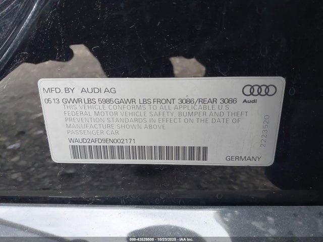 2014 AUDI S8 WAUD2AFD9EN002171 Photo 8