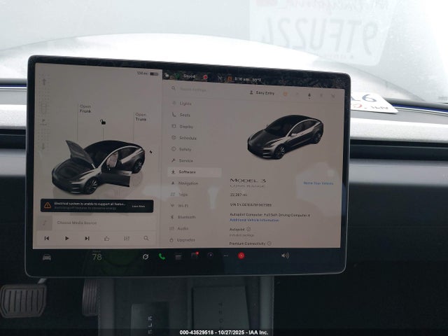 2025 TESLA MODEL 3 5YJ3E1EA7SF007389 Photo 6