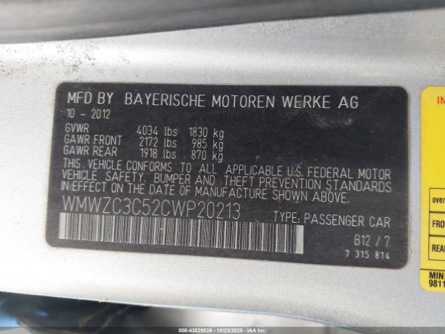 2012 MINI COOPER S COUNTRYMAN WMWZC3C52CWP20213 Photo 8