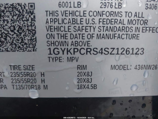 2025 CADILLAC XT6 1GYKPCRS4SZ126123 Photo 8