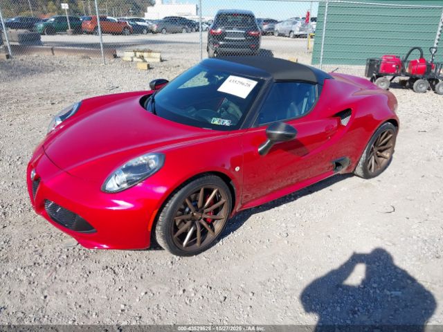 2016 ALFA ROMEO 4C SPIDER ZARBAAB49GM179157 Photo 1