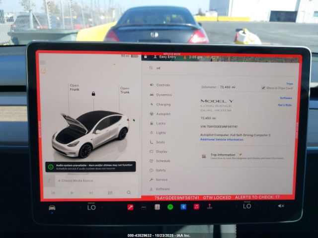 2022 TESLA MODEL Y 7SAYGDEE9NF561741 Photo 6
