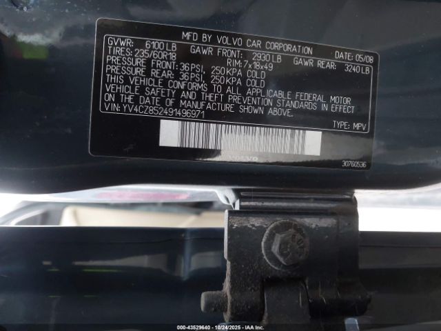 2009 VOLVO XC90 YV4CZ852491496971 Photo 8