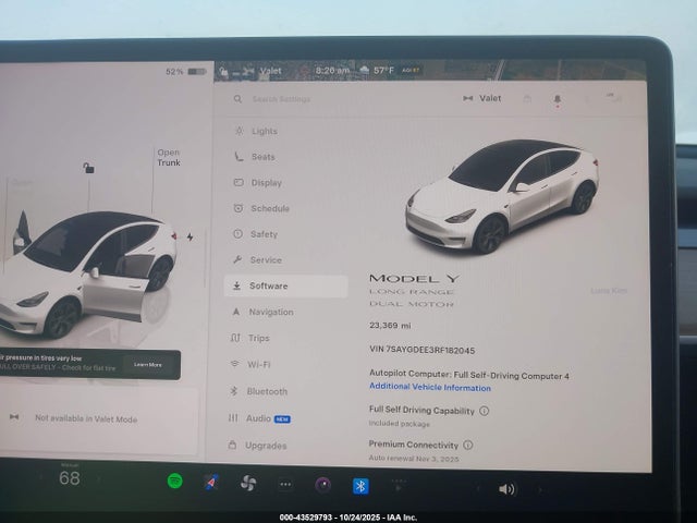 2024 TESLA MODEL Y 7SAYGDEE3RF182045 Photo 6
