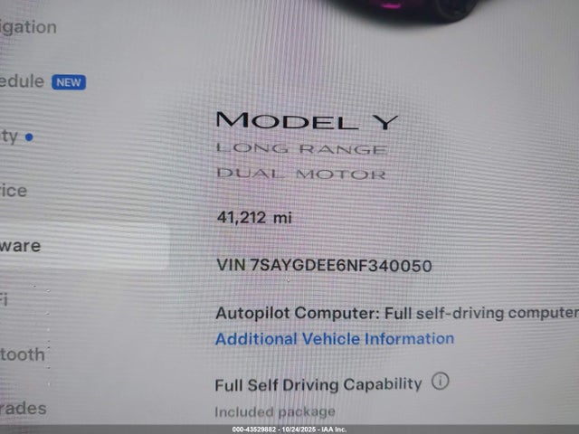 2022 TESLA MODEL Y 7SAYGDEE6NF340050 Photo 6
