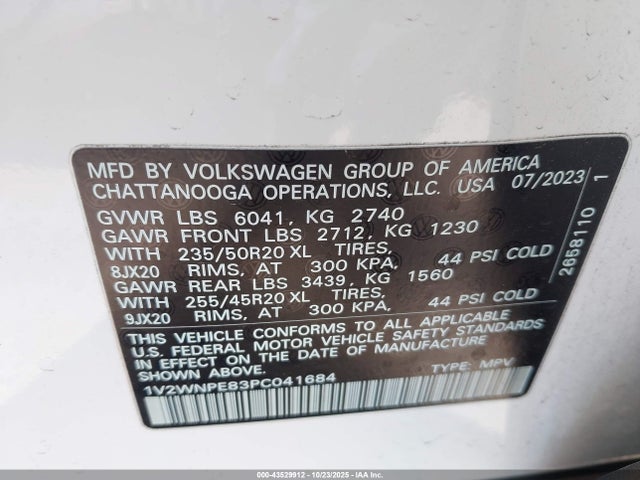Volkswagen Id.4 Awd Pro S 2023 1V2WNPE83PC041684 Image 9