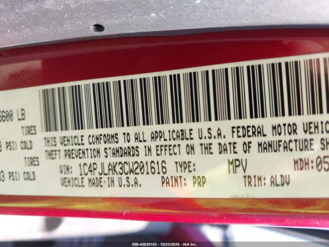 2012 JEEP LIBERTY 1C4PJLAK3CW201616 Photo 8