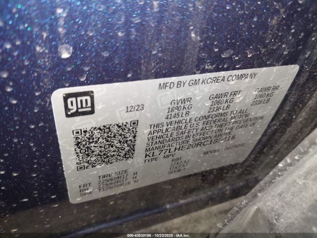 2024 CHEVROLET TRAX KL77LHE20RC185416 Photo 8