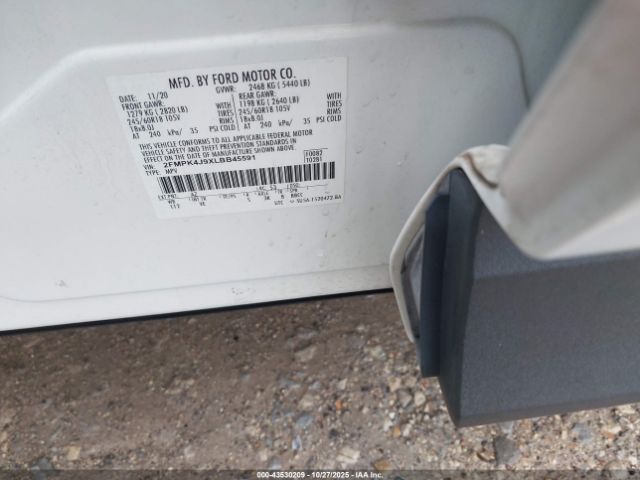 2020 FORD EDGE 2FMPK4J9XLBB45591 Photo 8