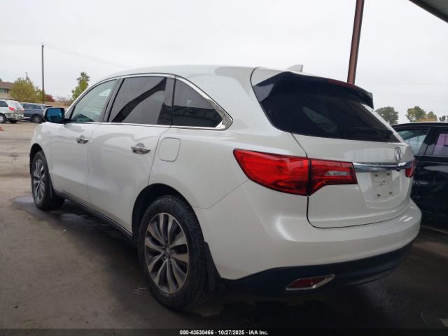 2015 ACURA MDX 5FRYD3H48FB006959 Photo 2