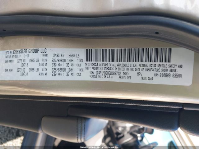 2014 JEEP CHEROKEE 1C4PJMDB8EW189712 Photo 8