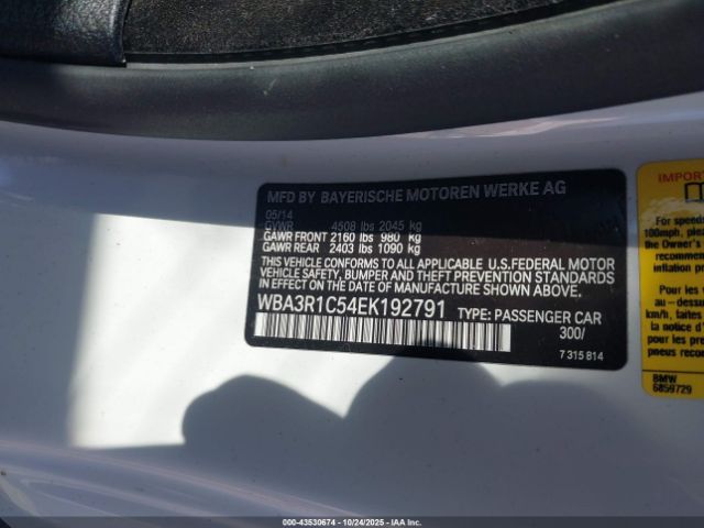 2014 BMW 435I WBA3R1C54EK192791 Photo 8