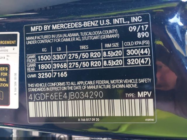 2018 MERCEDES-BENZ GLS 450 4JGDF6EE4JB034290 Photo 8