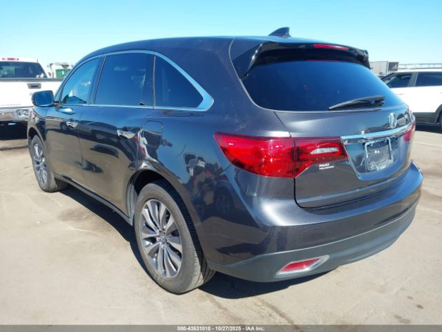 2016 ACURA MDX 5FRYD4H47GB006765 Photo 2