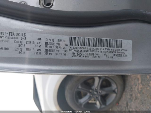 2018 DODGE JOURNEY 3C4PDCGG7JT513676 Photo 8