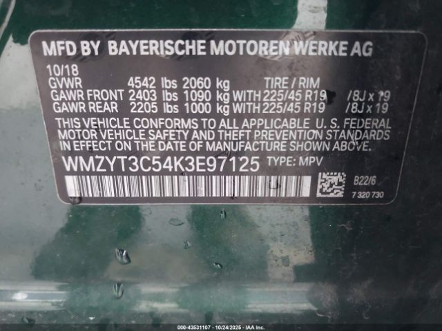 2019 MINI COUNTRYMAN WMZYT3C54K3E97125 Photo 8